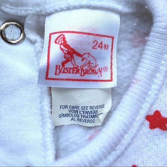 VTG Buster Brown Dress Romper Onesie 2T 24 mos - Picture 3 of 7